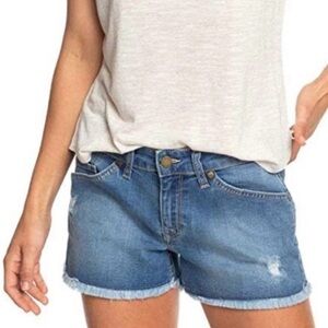 ROXY Sweet Dream Denim Shorts‎ Size 30 Medium wash